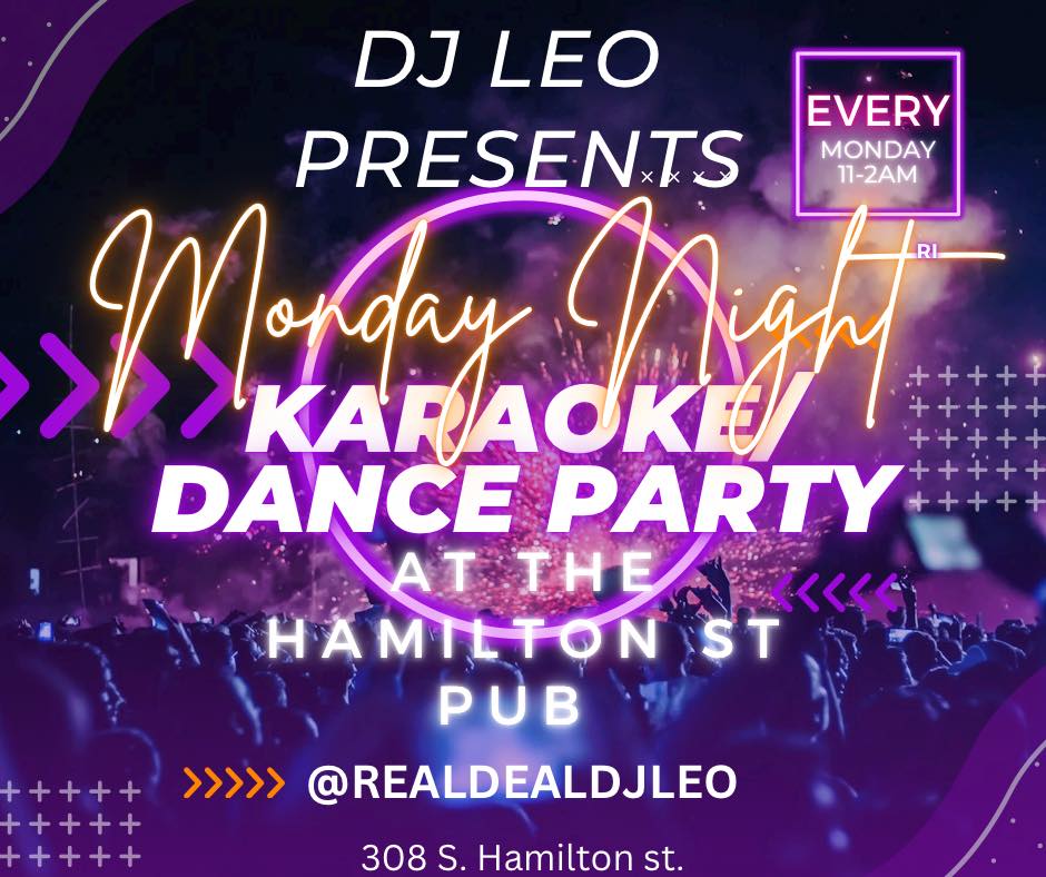 MONDAY NIGHT KARAOKE/DANCE PARTY with DJ LEO
