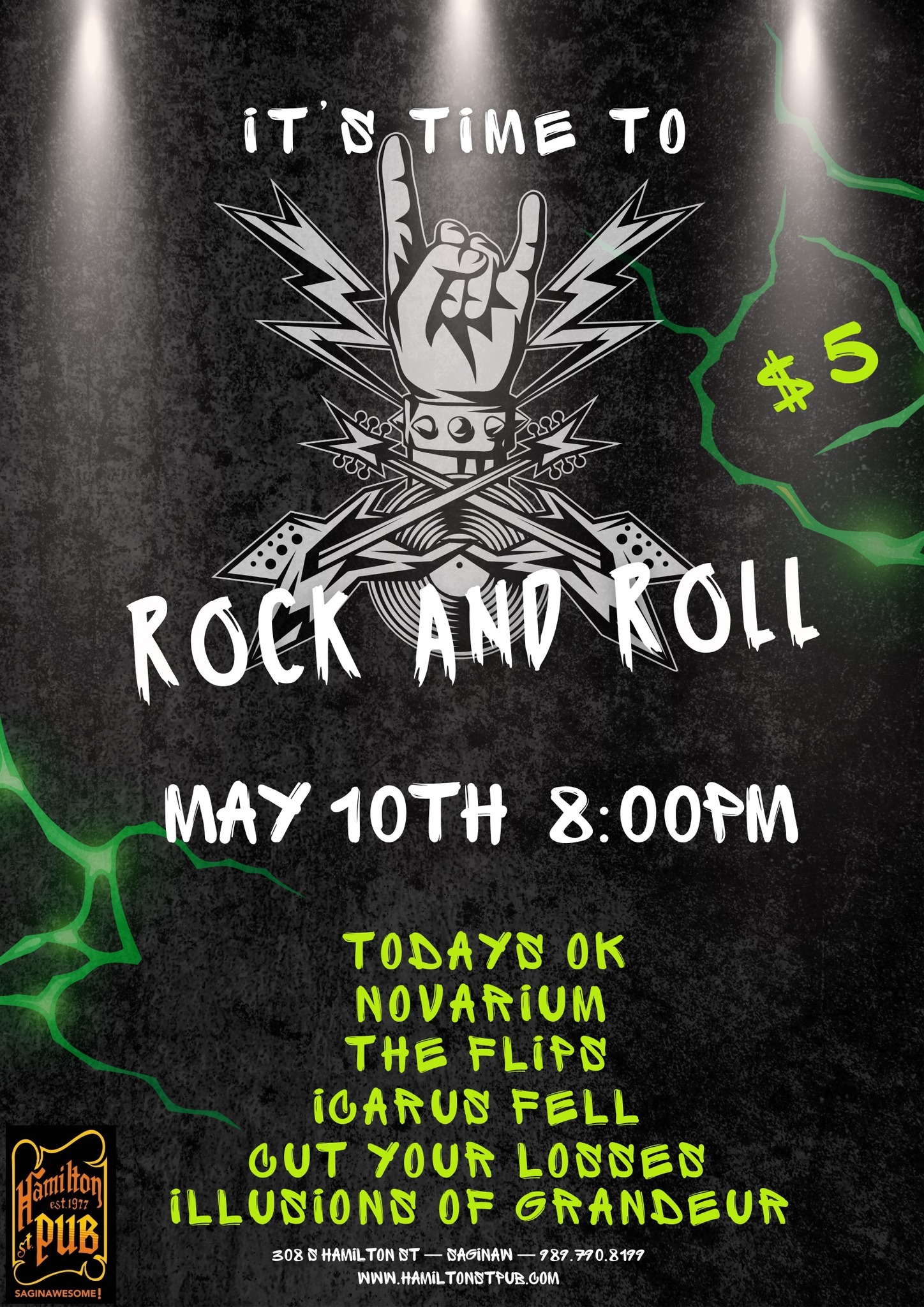 TIME TO ROCK! SIX LIVE BANDS