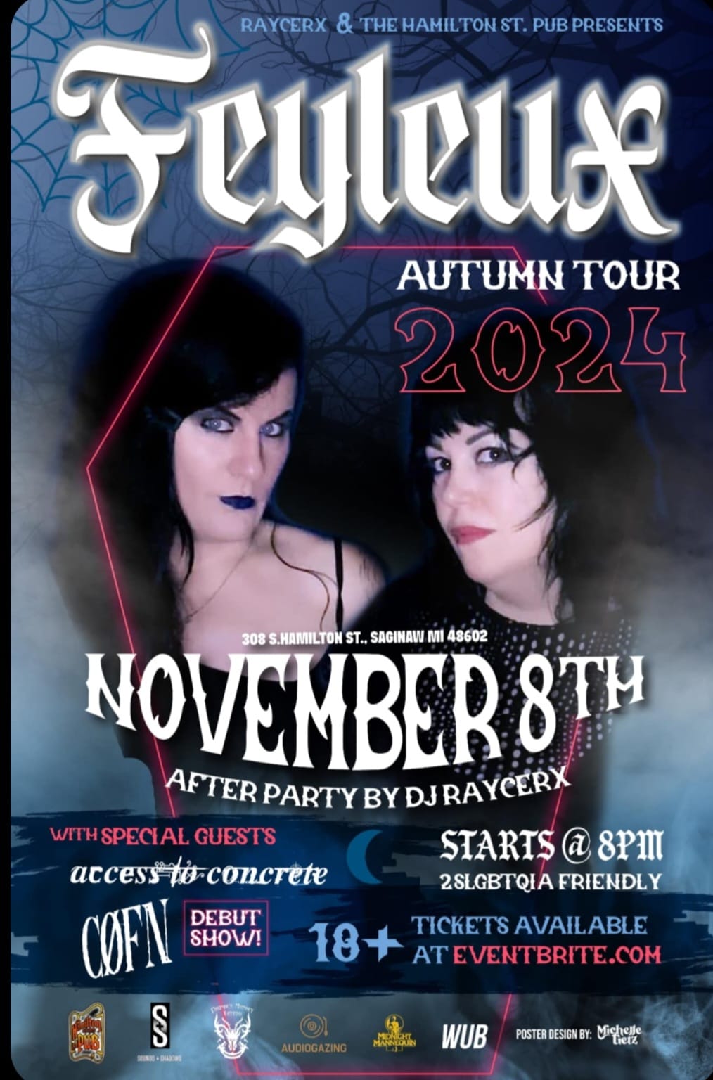 FEYLEUX AUTUMN TOUR 2024 W/ ACCESS TO CONCRETE AND COFN